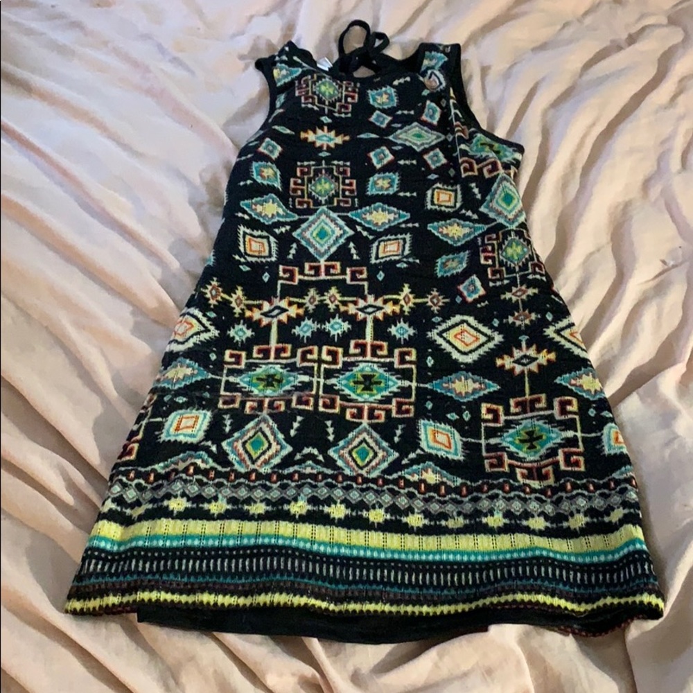 Sweater Multi-color Tank Dress